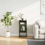 Mesita de noche de acero laminado verde oliva 36x39x78 cm de , Aparadores - Ref: Foro24-853414, Precio: 61,66 €, Descuento: %