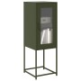 Aparador de acero laminado en frío verde oliva 36x39x107 cm de , Aparadores - Ref: Foro24-853402, Precio: 71,18 €, Descuento: %