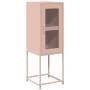 Aparador de acero laminado en frío rosa 36x39x107 cm de , Aparadores - Ref: Foro24-853399, Precio: 71,18 €, Descuento: %