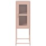 Aparador de acero laminado en frío rosa 36x39x107 cm de , Aparadores - Ref: Foro24-853399, Precio: 71,18 €, Descuento: %