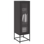 Aparador de acero laminado en frío negro 36x39x123 cm de , Aparadores - Ref: Foro24-853392, Precio: 91,23 €, Descuento: %