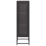 Aparador de acero laminado en frío negro 36x39x123 cm de , Aparadores - Ref: Foro24-853392, Precio: 91,23 €, Descuento: %