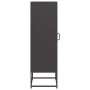 Aparador de acero laminado en frío negro 36x39x123 cm de , Aparadores - Ref: Foro24-853392, Precio: 91,23 €, Descuento: %