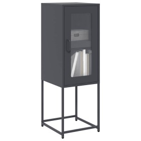 Aparador de acero laminado en frío gris antracita 36x39x107 cm de , Aparadores - Ref: Foro24-853400, Precio: 71,18 €, Descuen...