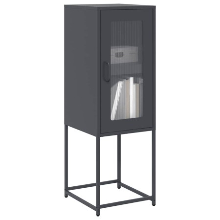 Aparador de acero laminado en frío gris antracita 36x39x107 cm de , Aparadores - Ref: Foro24-853400, Precio: 71,18 €, Descuen...