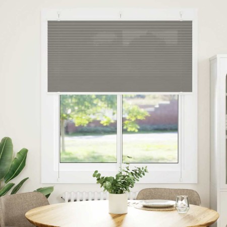 Estor Plisado Antracita 115x100 cm Tela Ancho 114,4cm Poliéster de , Persianas y estores - Ref: Foro24-4015078, Precio: 19,29...