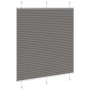 Estor Plisado Antracita 115x100 cm Tela Ancho 114,4cm Poliéster de , Persianas y estores - Ref: Foro24-4015078, Precio: 19,29...