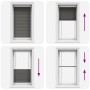 Estor Plisado negro 80x100 cm Tela Ancho 79,4 cm Poliéster de , Persianas y estores - Ref: Foro24-4015122, Precio: 27,04 €, D...