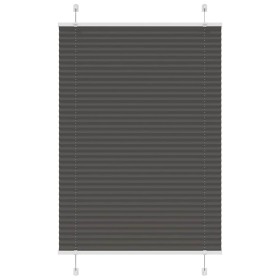 Estor Plisado negro 90x150 cm Tela Ancho 89,4 cm Poliéster de , Persianas y estores - Ref: Foro24-4015141, Precio: 22,52 €, D...