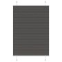 Estor Plisado negro 90x150 cm Tela Ancho 89,4 cm Poliéster de , Persianas y estores - Ref: Foro24-4015141, Precio: 22,52 €, D...