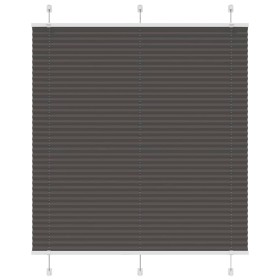 Estor Plisado negro 115x100 cm Tela Ancho 114,4 cm Poliéster de , Persianas y estores - Ref: Foro24-4015129, Precio: 19,29 €,...