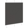 Estor Plisado negro 115x100 cm Tela Ancho 114,4 cm Poliéster de , Persianas y estores - Ref: Foro24-4015129, Precio: 19,29 €,...