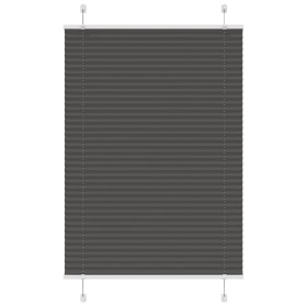 Estor Plisado negro 100x150 cm Tela Ancho 99,4 cm Poliéster de , Persianas y estores - Ref: Foro24-4015143, Precio: 23,33 €, ...