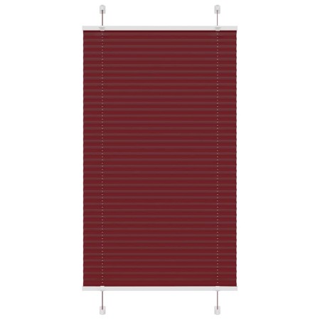 Estor Plisado rojo burdeos 80x100 cm Tela Ancho 79,4 cm de , Persianas y estores - Ref: Foro24-4015224, Precio: 16,48 €, Desc...