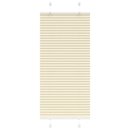 Estor Plisado crema 55x100 cm Tela Ancho 54,4 cm Poliéster de , Persianas y estores - Ref: Foro24-4015270, Precio: 17,92 €, D...