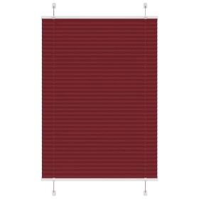 Estor Plisado rojo burdeos 100x150 cm Tela Ancho 99,4 cm de , Persianas y estores - Ref: Foro24-4015245, Precio: 23,33 €, Des...