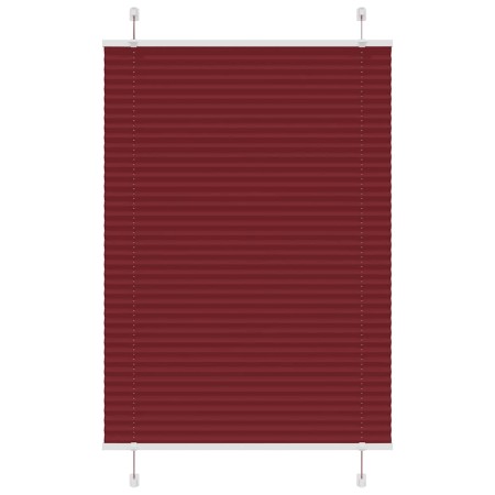 Estor Plisado rojo burdeos 100x150 cm Tela Ancho 99,4 cm de , Persianas y estores - Ref: Foro24-4015245, Precio: 23,33 €, Des...