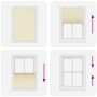 Estor Plisado crema 100x100 cm Tela Ancho 99,4 cm Poliéster de , Persianas y estores - Ref: Foro24-4015279, Precio: 14,36 €, ...