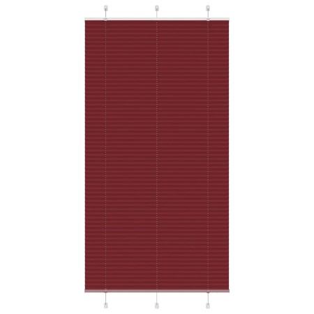 Estor Plisado rojo burdeos 80x200 cm Tela Ancho 109,4 cm de , Persianas y estores - Ref: Foro24-4015264, Precio: 29,57 €, Des...
