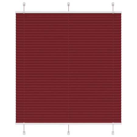 Estor Plisado rojo burdeos 120x100 cm Tela Ancho 119,4 cm de , Persianas y estores - Ref: Foro24-4015232, Precio: 20,44 €, De...