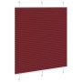 Estor Plisado rojo burdeos 120x100 cm Tela Ancho 119,4 cm de , Persianas y estores - Ref: Foro24-4015232, Precio: 20,44 €, De...