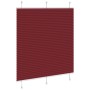 Estor Plisado rojo burdeos 120x100 cm Tela Ancho 119,4 cm de , Persianas y estores - Ref: Foro24-4015232, Precio: 20,44 €, De...