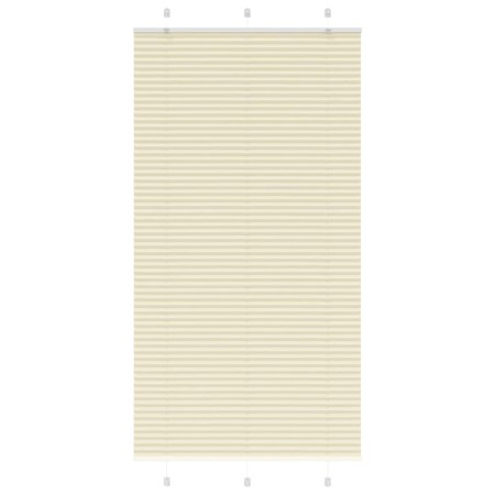 Estor Plisado crema 105x200 cm Tela Ancho 104,4 cm Poliéster de , Persianas y estores - Ref: Foro24-4015314, Precio: 22,13 €,...