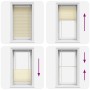Estor Plisado crema 75x150 cm Tela Ancho 74,4 cm Poliéster de , Persianas y estores - Ref: Foro24-4015291, Precio: 21,04 €, D...