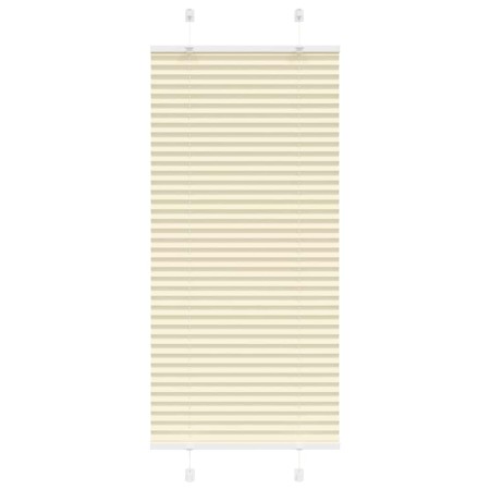Estor Plisado crema 55x150 cm Tela Ancho 54,4 cm Poliéster de , Persianas y estores - Ref: Foro24-4015287, Precio: 17,00 €, D...