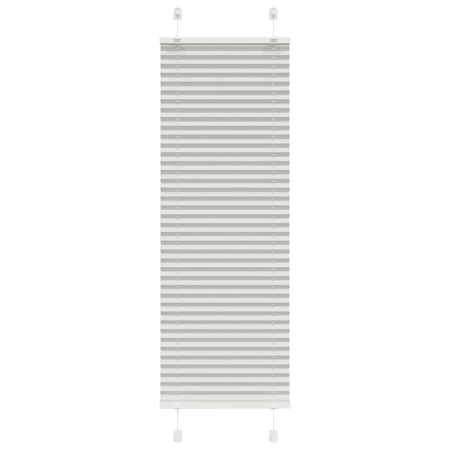 Estor Plisado gris claro 50x150 cm Tela Ancho 49,4 cm Poliéster de , Persianas y estores - Ref: Foro24-4015337, Precio: 16,63...