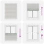 Estor Plisado gris claro 110x150 cm Tela Ancho 109,4 cm de , Persianas y estores - Ref: Foro24-4015349, Precio: 23,16 €, Desc...