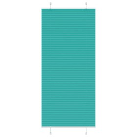 Estor Plisado verde petróleo 85x200 cm Tela Ancho 84,4 cm de , Persianas y estores - Ref: Foro24-4015412, Precio: 23,39 €, De...