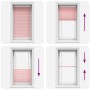 Estor Plisado rosa 75x100 cm Tela Ancho 74,4 cm Poliéster de , Persianas y estores - Ref: Foro24-4015427, Precio: 21,27 €, De...