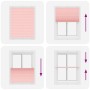 Estor Plisado rosa 105x150 cm Tela Ancho 104,4 cm Poliéster de , Persianas y estores - Ref: Foro24-4015450, Precio: 24,13 €, ...