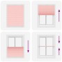 Estor Plisado rosa 105x100 cm Tela Ancho 104,4 cm Poliéster de , Persianas y estores - Ref: Foro24-4015433, Precio: 23,07 €, ...