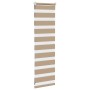 Estor cebra marrón arena tejido ancho 45,9 cm poliéster de , Persianas y estores - Ref: Foro24-4014511, Precio: 19,88 €, Desc...