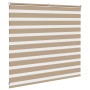 Estor cebra marrón arena tejido ancho 150,9 cm poliéster de , Persianas y estores - Ref: Foro24-4014532, Precio: 25,65 €, Des...