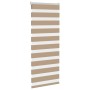 Estor cebra marrón arena tejido ancho 55,9 cm poliéster de , Persianas y estores - Ref: Foro24-4014539, Precio: 20,64 €, Desc...