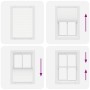 Estor Plisado blanco 95x150 cm Tela Ancho 94,4 cm Poliéster de , Persianas y estores - Ref: Foro24-4015499, Precio: 18,63 €, ...