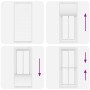 Estor Plisado blanco 90x200 cm Tela Ancho 89,4 cm Poliéster de , Persianas y estores - Ref: Foro24-4015515, Precio: 31,84 €, ...