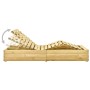Tumbona doble de madera de pino impregnada verde de vidaXL, Tumbonas - Ref: Foro24-315405, Precio: 199,48 €, Descuento: %