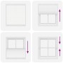 Estor Plisado blanco 115x100 cm Tela Ancho 114,4 cm Poliéster de , Persianas y estores - Ref: Foro24-4015486, Precio: 23,73 €...