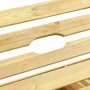 Tumbona doble de madera de pino impregnada verde de vidaXL, Tumbonas - Ref: Foro24-315405, Precio: 199,48 €, Descuento: %