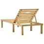 Gartenliege mit Tisch aus imprägniertem Kiefernholz von vidaXL, Liegen - Ref: Foro24-315395, Preis: 93,40 €, Rabatt: %