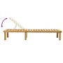 Tumbona de jardín con mesa de madera de pino impregnada de vidaXL, Tumbonas - Ref: Foro24-315395, Precio: 98,80 €, Descuento: %