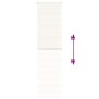 Estor cebra beige mármol tejido ancho 55,9 cm poliéster de , Persianas y estores - Ref: Foro24-4014669, Precio: 23,57 €, Desc...