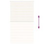 Estor cebra beige mármol tejido ancho 125,9 cm poliéster de , Persianas y estores - Ref: Foro24-4014683, Precio: 33,75 €, Des...
