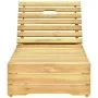 Green impregnated pine wood lounger by vidaXL, Loungers - Ref: Foro24-315400, Price: 117,88 €, Discount: %