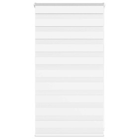 Estor cebra blanco 90x100 cm tejido ancho 85,9 cm poliéster de , Persianas y estores - Ref: Foro24-4014727, Precio: 21,16 €, ...