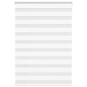 Estor cebra blanco 110x100 cm tejido ancho 105,9 cm poliéster de , Persianas y estores - Ref: Foro24-4014731, Precio: 24,93 €...